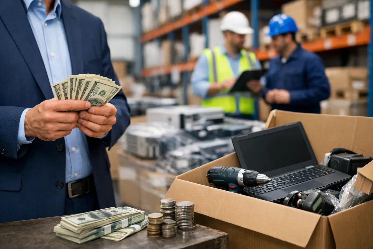 How the B2B Surplus Resale Process Recovers Cash